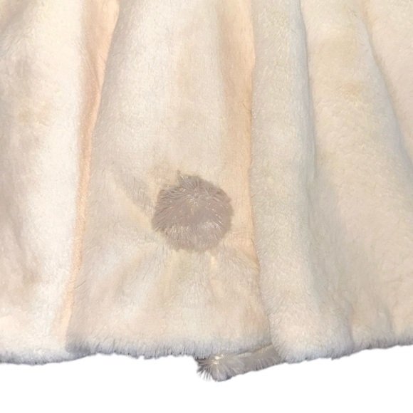 Bunnies By The Bay Storywear Glad Dreams Soft Faux Fur Satin Lined Coat 6-12 M - Picture 9 of 11